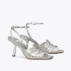 TORY BURCH RUCHED HEELED SANDAL