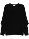 Tory Burch Relaxed Fit Sweater In Black