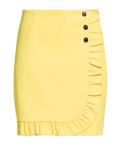Tory Burch Ruffled Skirt In Yellow