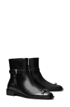 Tory Burch Runway Buckle Boot In Perfect Black