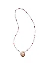 Tory Burch Runway Shell Necklace In Multi