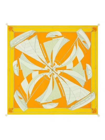 Tory Burch Sailboat Spiral Neckerchief