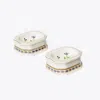 Tory Burch Salt Cellar, Set Of 2 In Ivory