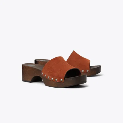Tory Burch Sandal Clog In Brown