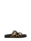 Tory Burch Sporty Slide Sandal With Twist Details Scarpe Basse Animalier In Animal Print