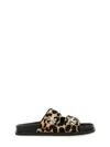 Tory Burch Sporty Slide Sandal With Twist Details Scarpe Basse Animalier In Animal Print