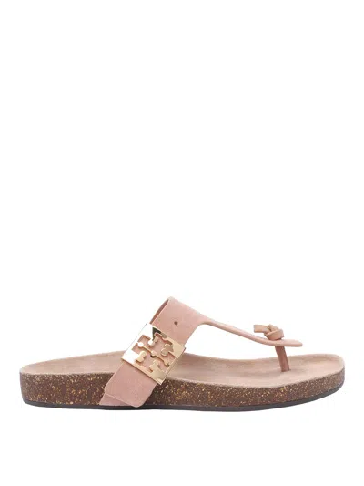 Tory Burch Leather Mellow Sandals In Pink