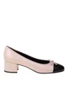 Tory Burch Cap-toe Pump Shoes In Pink