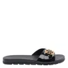 Tory Burch Slide Sandals With Round Open Toe