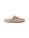 Tory Burch Mules Mellow In Shearling Color Taupe