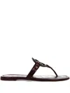 Tory Burch Miller Crocodile Leather Sandals