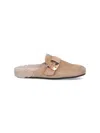 Tory Burch Mules Mellow In Shearling Color Taupe In Brown