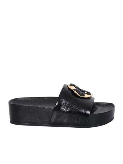 Tory Burch Sandals In Black