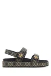 Tory Burch Sandals Kira Monogram In Black