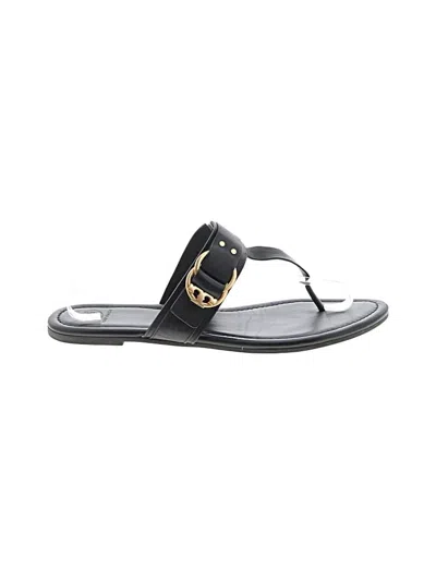 Pre-owned Tory Burch Sandals In Black