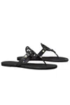Tory Burch Miller Soft Sandal In Nero