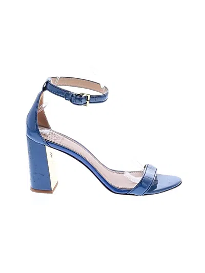 Pre-owned Tory Burch Sandals In Blue