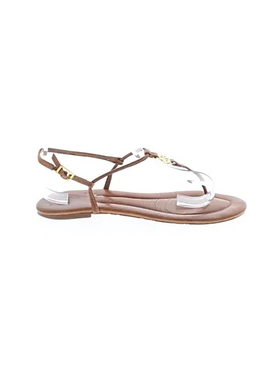 Pre-owned Tory Burch Sandals In Brown