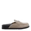 Tory Burch Beige Leelee Mules In Brown