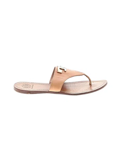 Pre-owned Tory Burch Sandals In Brown