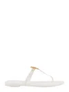 Tory Burch Sandals In Ivory Gold