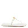 Tory Burch Sandals In Ivory/gold