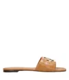 Tory Burch Sandals Leather Brown In Brown