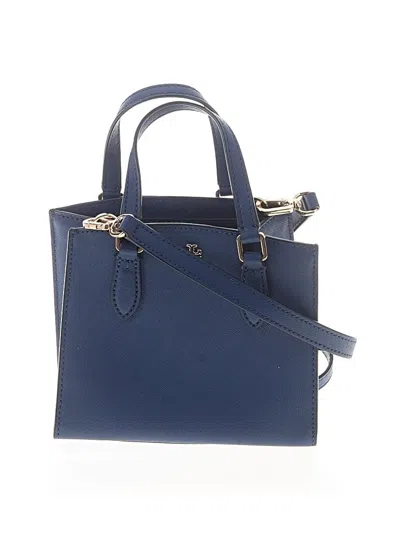 Pre-owned Tory Burch Satchel In Blue