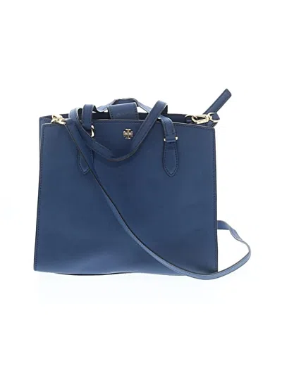 Pre-owned Tory Burch Satchel In Blue