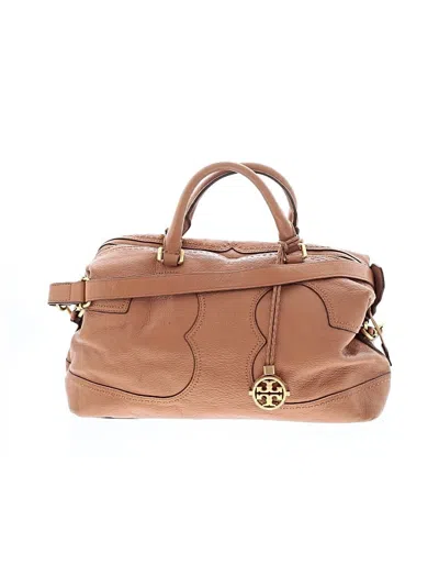 Pre-owned Tory Burch Satchel In Brown