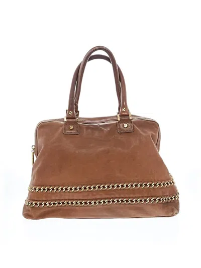 Pre-owned Tory Burch Satchel In Brown