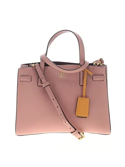 Pre-owned Tory Burch Satchel In Pink
