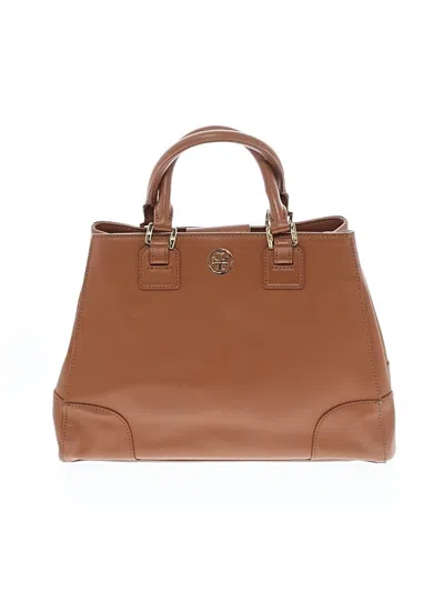 Pre-owned Tory Burch Satchel In Tan