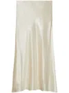 Tory Burch Satin Skirt In Neutrals