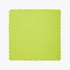 Tory Burch Scalloped Dinner Linen Napkin, Set Of 6 In Lime