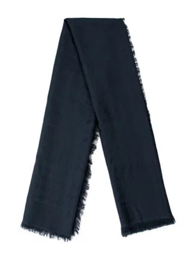 Pre-owned Tory Burch Scarf In Blue