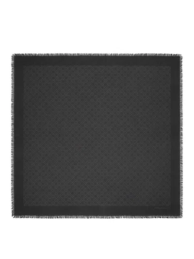 Tory Burch Scarf With Logo In Black
