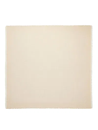 Tory Burch Scarf With Logo In White