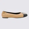 Tory Burch Claire Cap Toe Ballet Flat In Brown