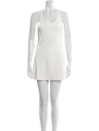 Pre-owned Tory Burch Scoop Neck Jumpsuit In White