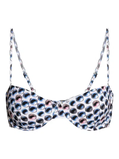Tory Burch Sea Clothing In Blue Candy Dots
