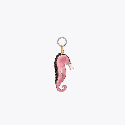 Tory Burch Seahorse Bag Charm In Pink
