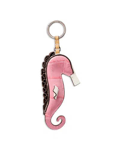 Tory Burch Seahorse Key Fob In Pink