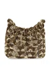 Tory Burch Sequin-embellished Bucket Bag In Gold
