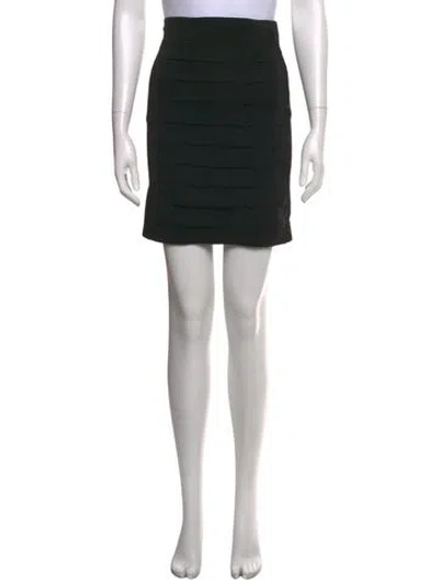 Pre-owned Tory Burch Sequin Embellishments Mini Skirt W/ Tags In Black