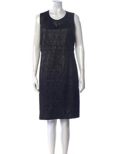 Pre-owned Tory Burch Sequin Mini Dress In Black