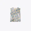 Tory Burch Sequin Shell Top In Neutral