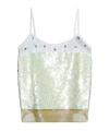 Tory Burch Sequined Vest In White