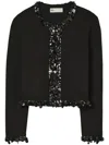 Tory Burch Sequined Wool Caridgan
