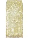Tory Burch Sequined Skirt In Yellow